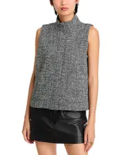 Eileen Fisher Stand Collar Vest