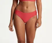 NWT Volcom Simply Seamless Skimpy Bikini Bottom Red Size XS