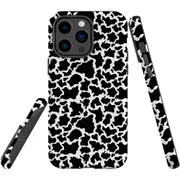 For iPhone 14 Pro Max Case Tough Protective Cover, Cow Pattern