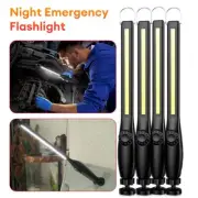 1-4x Portable COB LED Work Light Car Garage Mechanic USB Rechargeable Torch Lamp