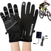 Heating Gloves for Winter - USB Fast Heating Gloves Multi-Use Mittens - Cold Weather Women Men Gloves with Strong Grip for Driving, Jogging, Skiing, Walking, Riding, Fishing Puchen