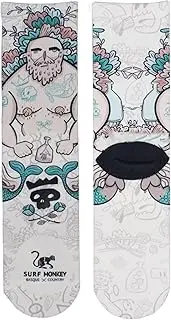 [Surf Monkey] Half Shaft Socks Size 3-7 UK 8-12