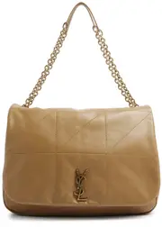 Saint Laurent Jamie XL Leather Shoulder bag - Camel ONE SIZE