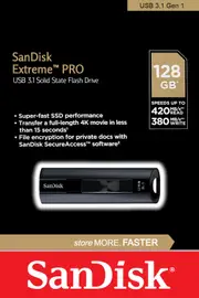 SanDisk USB Extreme PRO 64GB 128GB 3.1 Flash Drive Memory Stick CZ800
