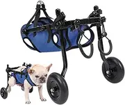 Adjustable Dog Wheelchair for Back Legs，Pet/Doggie Doggy Wheelchairs with Disabled Hind Legs Walking,S