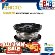 Aerpro MX850BK 8GA MAXCOR Roll Silicon BLK Power Cable - 50M