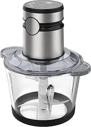 [Oppsbuy] 500W Food Processor, 3L Electric Meat Grinder with Touch Control, 3 Speeds & Pulse Mode Multi-Purpose Chopper for Meat, Vegetables & Baby Food
