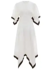 BNWT Zimmermann Juno Asymetric Midi Dress. Size 2