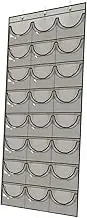 JSEIAJB Baseball cap rack hangs from door cap storage rack with 24 clear pockets with hook on door
