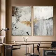 Abstract Grey 2 sets Poster Wall Art