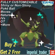 Pokémon Legends Arceus ✨ Shiny Alpha Kleavor ✨ W/ Best 6IV Customizable