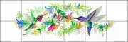 Hummingbird Tile Backsplash Susan Libby Southwest Art SLA058