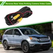 Reverse Rear View Parking Camera Video Cable 10m/32.81ft Black RCA 1 Pcs