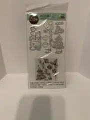Sizzix Courtney Chilson Christmas Doodles Framelits w/ Stamps #662886