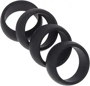 Multi-functional Man Sports Finger Rings Gym Exercising Rings Soft Silicone Protective Covers