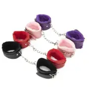 PU Leather Handcuffs Bondage Restraints Wrist Hand Cuffs Product,Adult Game