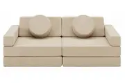 Fraser Country 14 Piece Modular Double Kids Play Sofa - Beige
