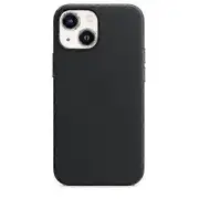 Leather Phone Case For Iphone 13 Mini Leather Case With Magsafe Midnight Black