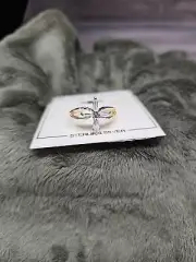 Cross 925 Sterling Silver Size 8 Cubic Zirconia Ring