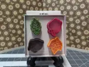 New Pie Crust Cutters Decorative Crusts & Cookies set of 4 leaves apple acorn