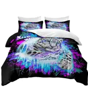 Animals Art Snow Leopard Spirit Quilt Cover