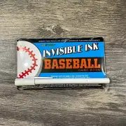 Yes & Know Invisible Ink Baseball Game Book & Pen Lee Publications, New & Sealed