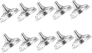 DOITOOL 10Pcs Mini Flag Holder Stand Table Flag Holder with Base for Office Party and Celebration Decorations for National Flags and Store Displays