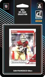 2024 Donruss San Francisco 49ers Factory Sealed NFL Team Set Brock Purdy Deebo Samuel Christian McCaffrey Bosa + 3 Rated Rookies