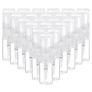 36 Pcs 2ml Glass Mini Perfume Sample Bottle Empty Mini Spray Bottle, Clear
