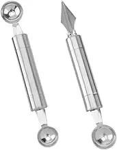 UTHCLO Fruit Slicer Tool Set Melon Baller Scoop Watermelon Coring Knife Stainless Steel Easy to Clean