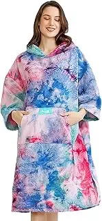 Hooded Surf Towel,Wetsuit Changing Poncho Changing Robe with Pocket | Microfiber Absorbent Oversized Poncho Hoodie for Women Girls Outdoor Beach Surfing
