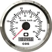 OSCULATI Guardian Speedometer GPS compass 85mm 3" Glossy 12V