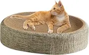 Cat Scratching Board - 2 in 1 kittys Scratching Pads | Cat Scratcher Cardboard | Scratcher Bed for Indoor katten, Heavy Duty, Double-Sided Usability, Recyclable with Catnip
