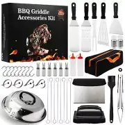 41 Pcs Grill Tools Utensils Set Griddle Accessories Kit for Outdoor Grilling ...