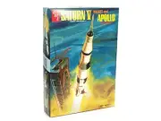 AMT 1:200 NASA Saturn V Rocket Space Plastic Kit Model
