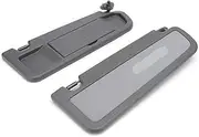 Left Driver & Right Passenger Side Sun Visor Compatible with with 2006-2011 Civic 83230-SNA-A01ZA/83280-SNA-A01ZA