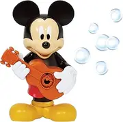 Little Kids Mickey Mouse Action Bubble Blower Machine, Bubble Toy, Bubble Maker, Bubble Blower Machine, Kids, Children's Parties, Unisex, Multi, 4 x 7 x 8.9 Inches, Battery Operated, Ages 3+