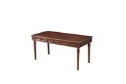 Maestro Furniture Julius Classic Computer Working Home Office Writing Desk 160cm 3-Drawer Brown