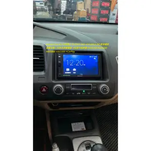 Honda Civic K12升級植入㊣ SONY XAV-AX1000 6.2吋 藍芽觸控螢幕主機 +外掛式倒車鏡頭