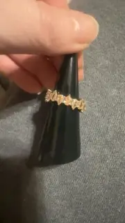 On A High Note Bomb Party Smokey Topaz CZ Size 7 Ring