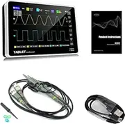 Oscilloscope, Eacam 1013D 2 Channels 100MHz*2 Band Width 1GSa/s Sampling Rate Oscilloscope with 7 Inch Color TFT LCD Touching Screen