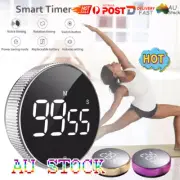 Magnetic Digital Kitchen Timer LED Countdown Cooking Work Loud Alarm Stopwatch D