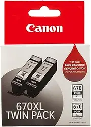 [Canon] PGI670XLTWIN Black Twin Pack (2 x PGI670XLBK)