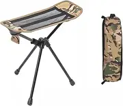 CWOQOCW Folding Camping Stool, Camping Stools Folding Lightweight Portable Stool, Small Fishing Stool, Ideal Folding Stool Chair For Camping Fishing Picnic BBQ(yellow)