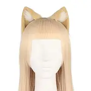 Beast Ear Headband Cosplay Cute Simulation Cat Ear Live Broadcast Hair Accessories Styling Cat'S Ears (Steamed Cat-Ear Shaped Bread) Headband