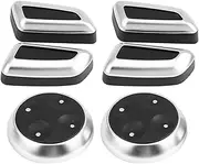 CAR SEAT Adjustment KNOB Cover Switch Trim Chrome Plated for Improves Interior Decor