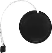 GRIRIW Mini Tape Measure Body Measuring Ruler Tailors Measurements Tape Retractable Ruler Black