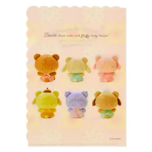 Sanrio 三麗鷗 日本製 拿鐵小熊系列 造型資料夾二入組 熊寶寶 綜合角色 619621