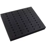 2X(110 Holes Router Bit Tray Storage Holder for 1/4Inch 1/2Inch Shank8043