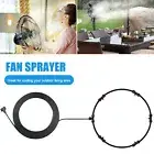 Patio Kit Misting System Misting Fan Kit with Installation Nozzles for Patio